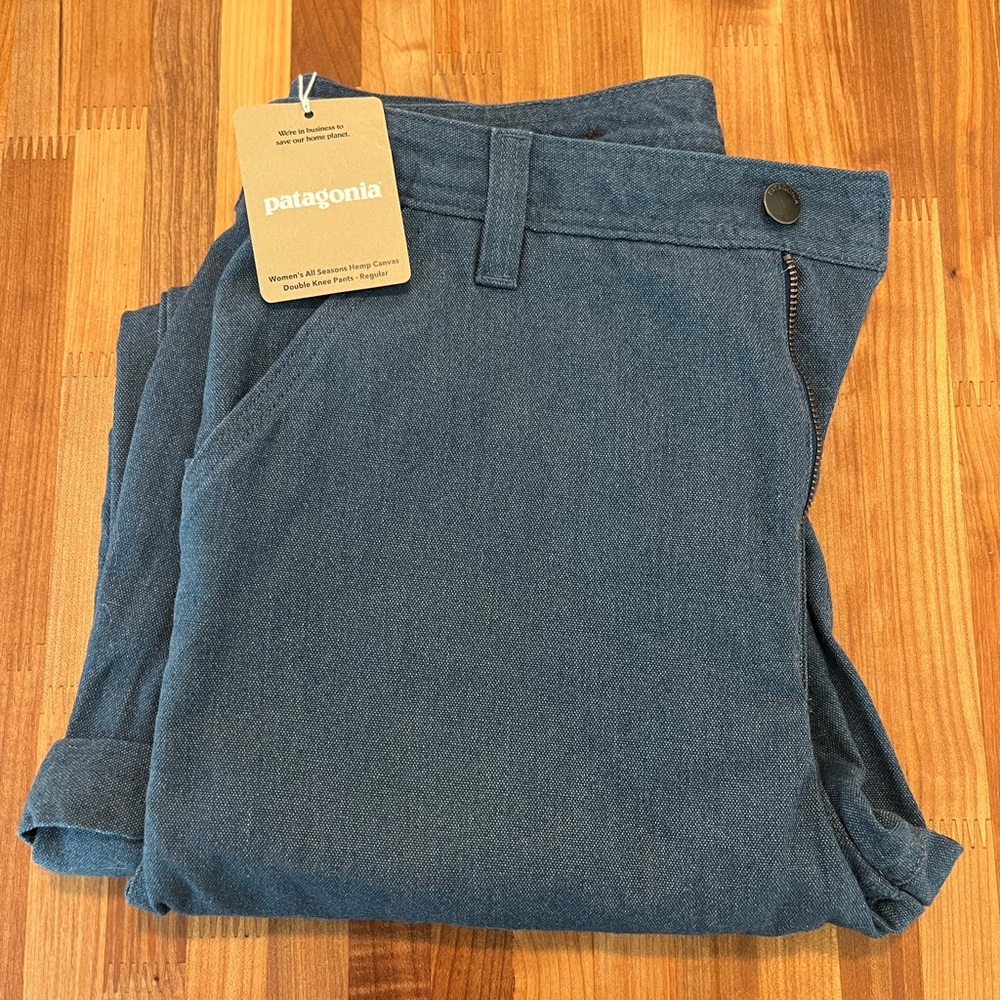 W Patagonia all seasons hemp canvas double knee workwear pants